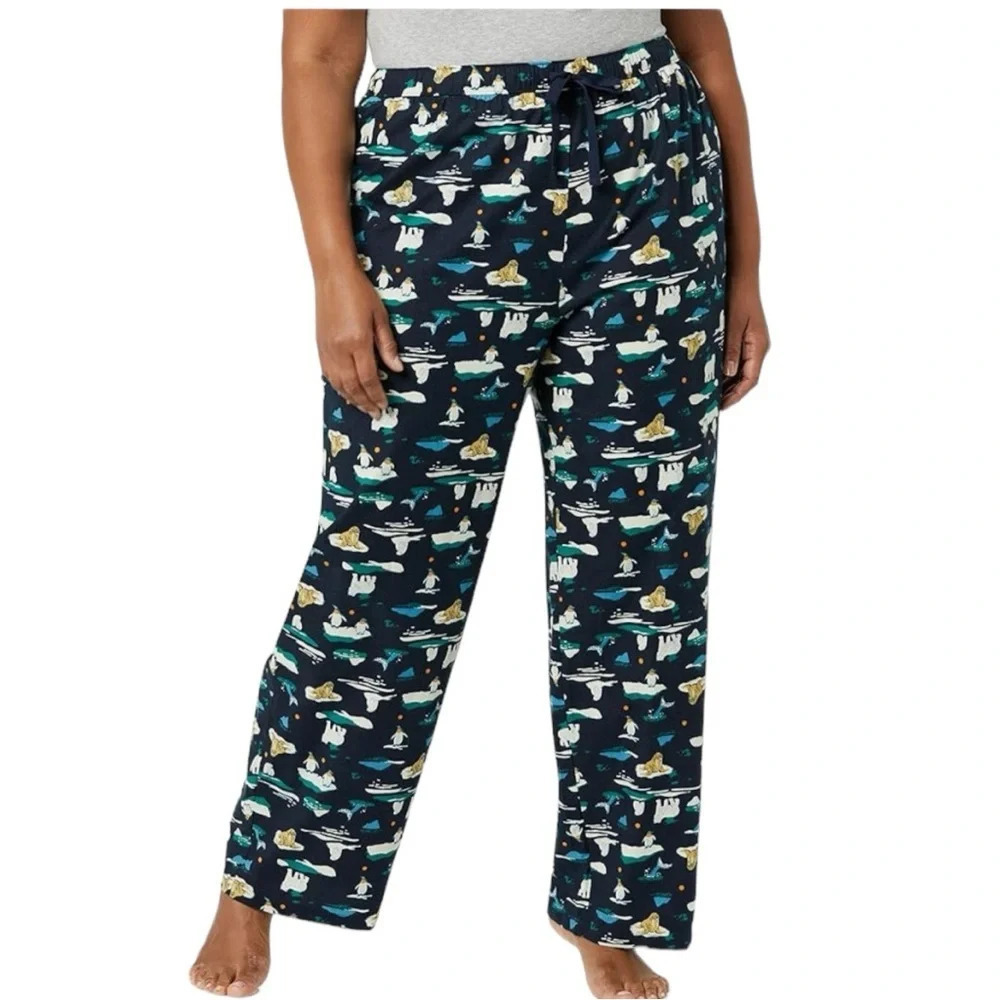 NWT Women’s Flannel Sleep Pants Drawstring Waist